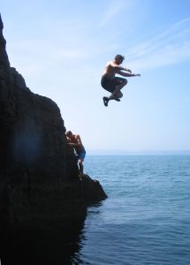 Ryan takes a jump off London Bridge